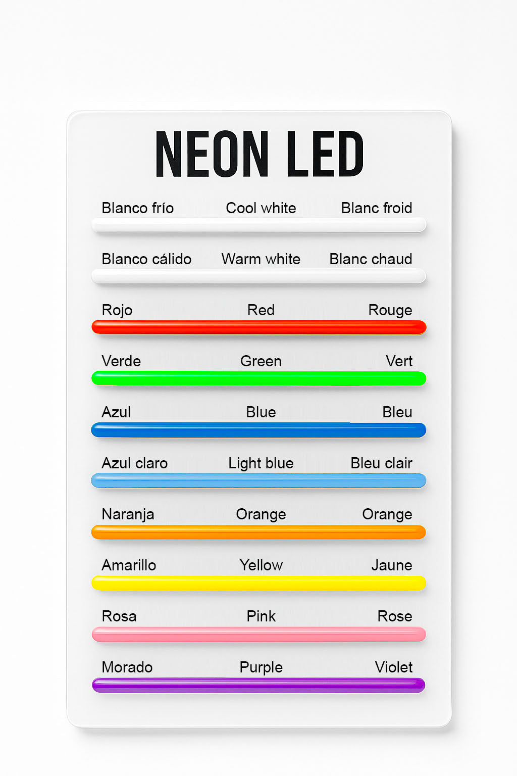 Neón LED personalizado